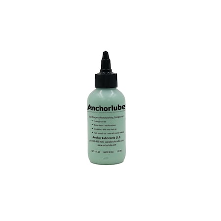 Anchorlube Water-Based Cutting Fluid, 4 oz, Squeeze Bottle, 24PK 3115